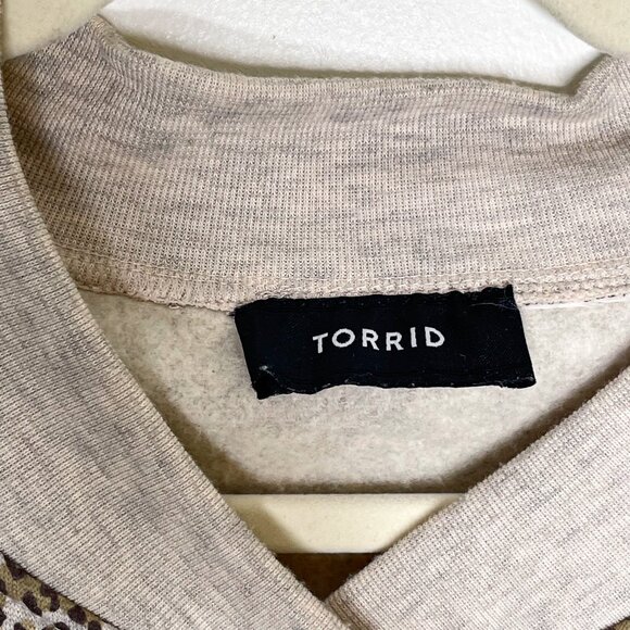 Torrid‎ Leopard Print Snap Button Bomber Jacket - Picture 4 of 5